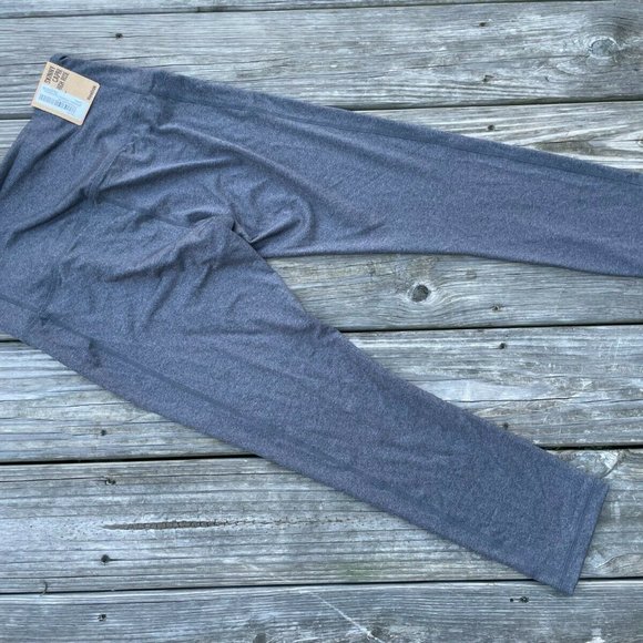 Reebok Women Athletic Capri Pant Gray Charcoal Sport Running Pant Size MM - Picture 7 of 10